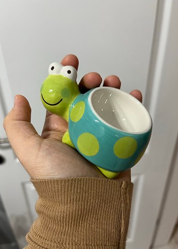 Paşabahçe Renkli Kaplumbağa Tasarımlı Seramik Kase - Görsel 2