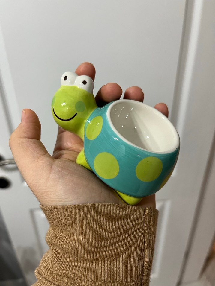 Paşabahçe Renkli Kaplumbağa Tasarımlı Seramik Kase - Görsel 2