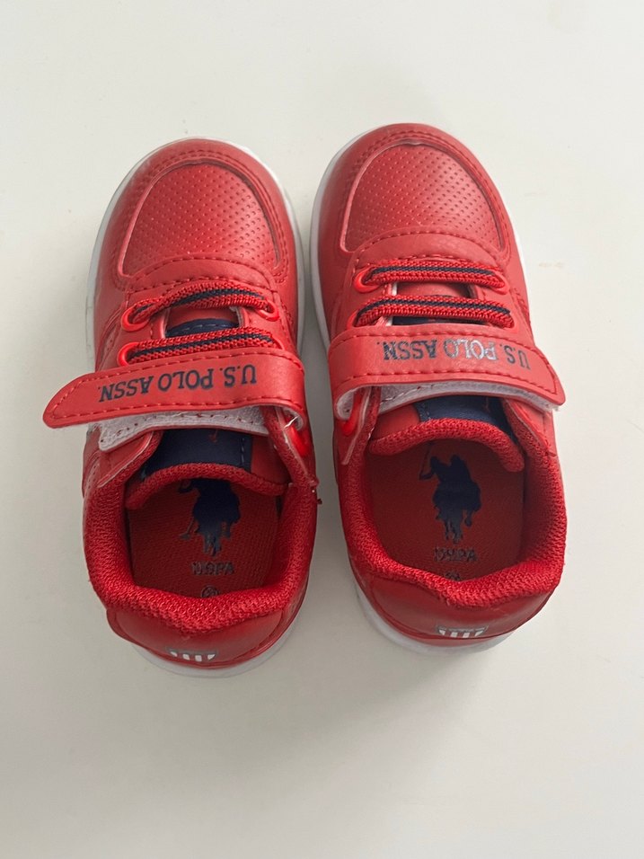 U.S. Polo Assn Kırmızı Spor Ayakkabı-23 - Görsel 3