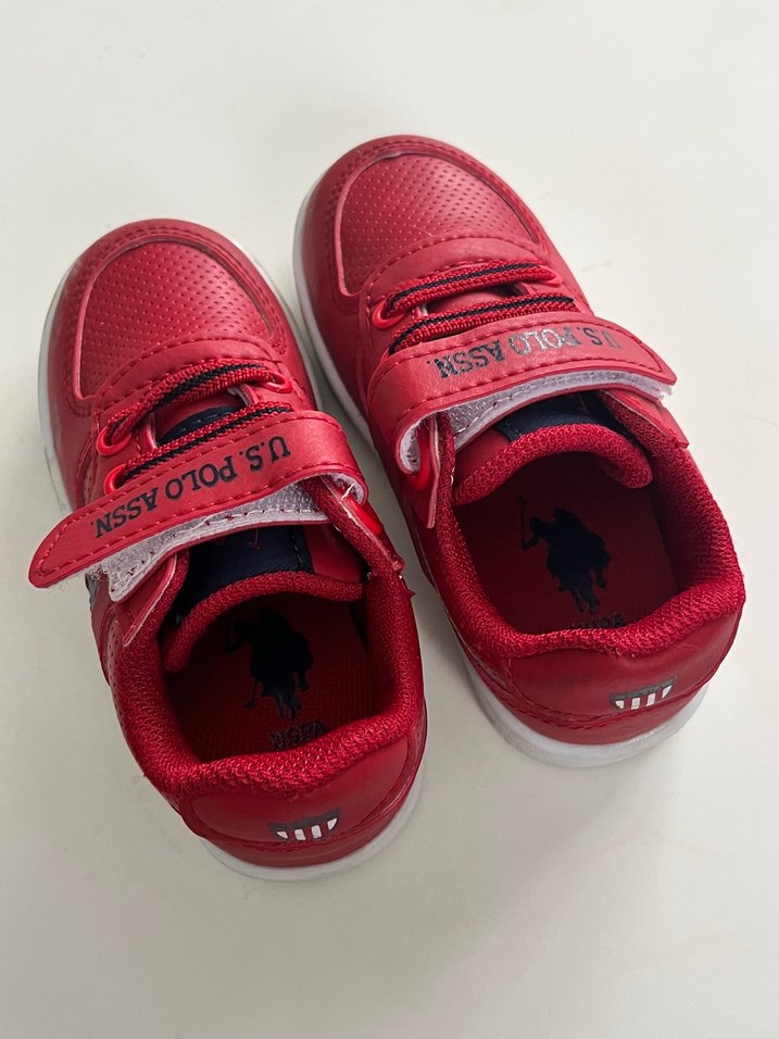 U.S. Polo Assn Kırmızı Spor Ayakkabı-23 - Görsel 2