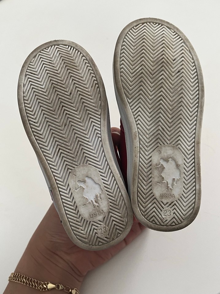 U.S. Polo Assn Kırmızı Spor Ayakkabı-23 - Görsel 5