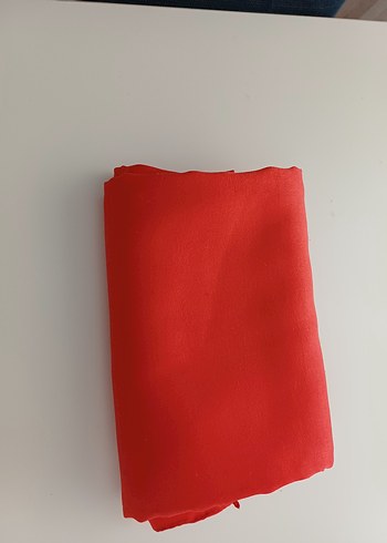 Turuncu Kadın Drapeli Şal