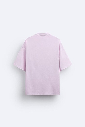 l Beden mor Renk Zara Erkek Tshirt