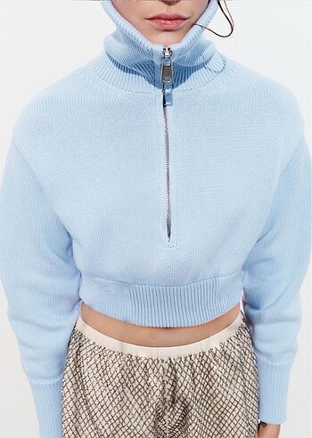 m Beden Zara Crop Kazak