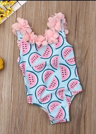 diğer Beden pembe Renk kız bebek mayo