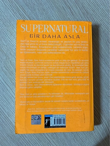  Supernatural Bir Daha Asla Kitap