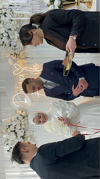 xs Beden beyaz Renk Nişan ve nikah abiyesi özel dikim