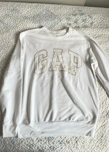 GAP Beyaz Kadın Sweatshirt