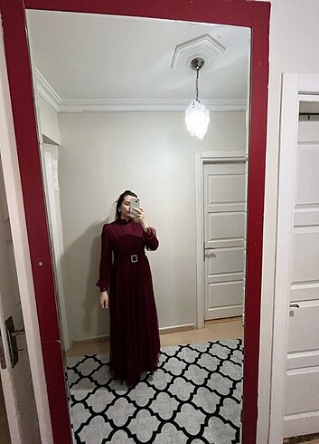 Diğer Bordo abiye 