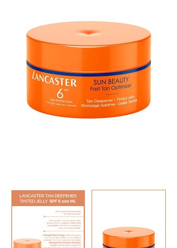 Lancaster Tan Deepener Tınted Jelly