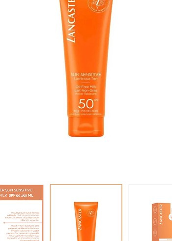 Lancaster Sun Sensitive SPF 50 Lotıon