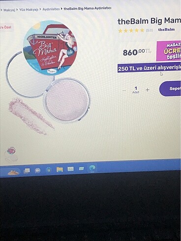 the balm big mama highlighter