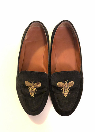 Bambi işlemeli loafer