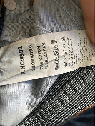 m Beden Jean etek ve tshrt