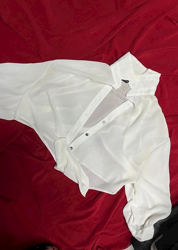 Zara transparan gömlek - Görsel 2