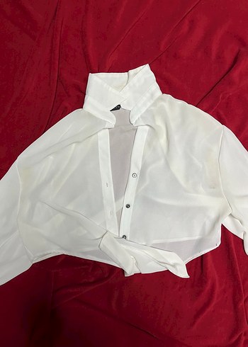 Zara transparan gömlek - Görsel 3