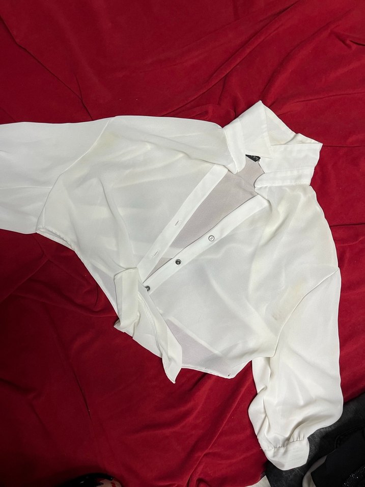 Zara transparan gömlek - Görsel 2