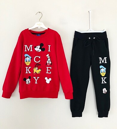 5 Yaş Beden çeşitli Renk Mickey Mouse Takım