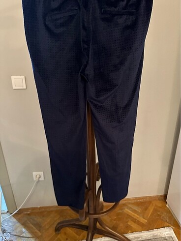 40 Beden lacivert Renk Kadife pantalon