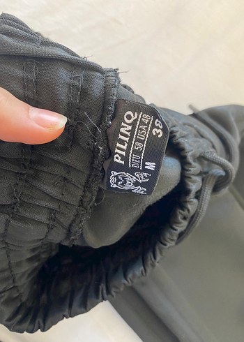 Beli Bağcıklı Kadın Pantolon - Görsel 2