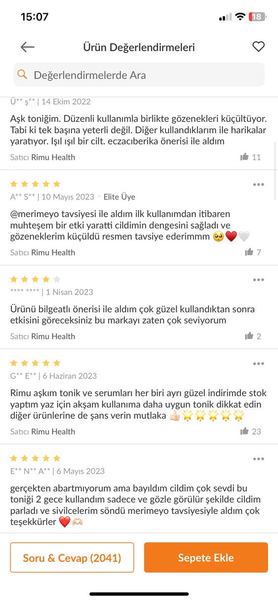Rimu Health Gözenek Sıkılaştırıcı Yüz Toniği - Görsel 5