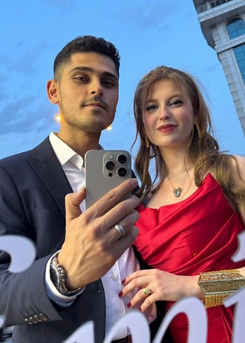 Alfabeta kırmızı abiye - Görsel 4