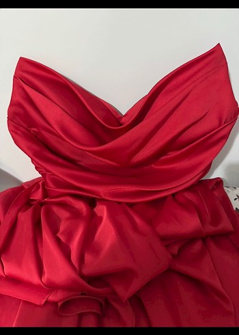 Alfabeta kırmızı abiye - Görsel 3