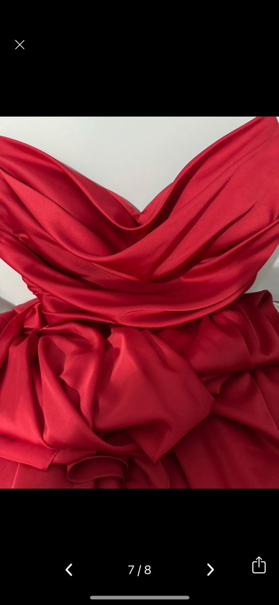 Alfabeta kırmızı abiye - Görsel 5