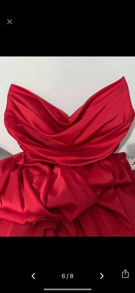 Alfabeta kırmızı abiye - Görsel 3