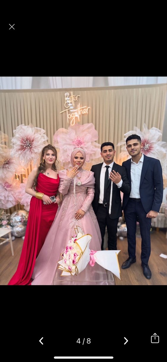 Alfabeta kırmızı abiye - Görsel 2