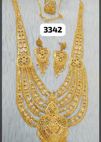 İmitasyon hint takı seti kolye seti - Görsel 3