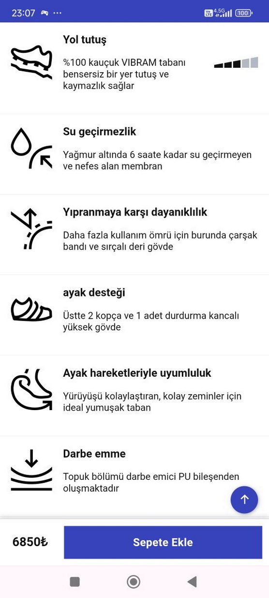 Simond Erkek Kahverengi Su Geçirmez Outdoor Bot 40.numara - Görsel 3