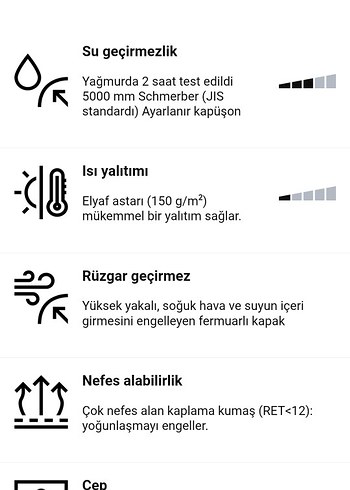 Tribord su geçirmez mont - Görsel 4