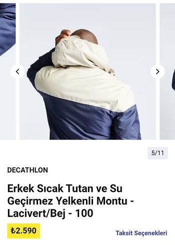 Tribord su geçirmez mont - Görsel 2