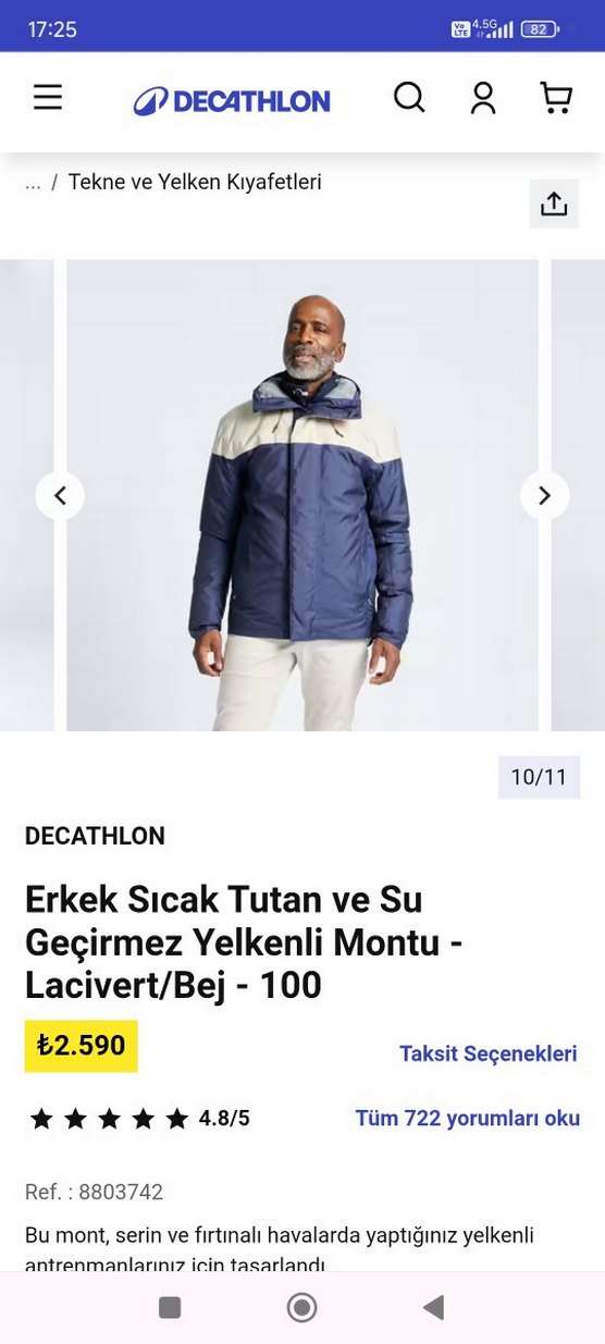 Tribord su geçirmez mont - Görsel 5