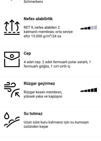 tribord yağmurluk L.beden - Görsel 5