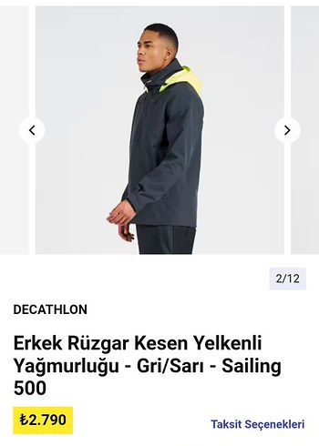 tribord yağmurluk L.beden - Görsel 2