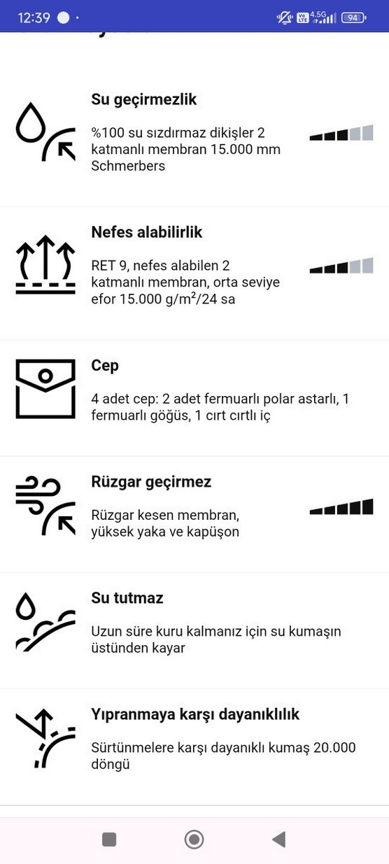 tribord yağmurluk L.beden - Görsel 5