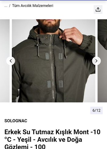 solocnac avcı mont L.beden - Görsel 7