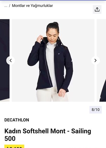 Kadın mont L.beden - Görsel 8