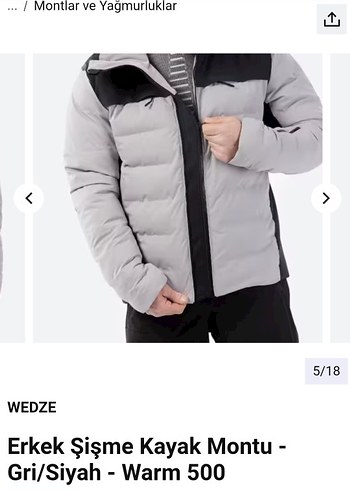 M.beden kayak montu - Görsel 5