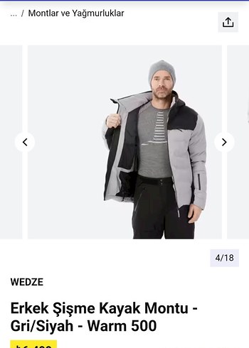 M.beden kayak montu - Görsel 2