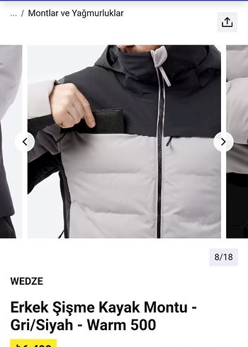 M.beden kayak montu - Görsel 3