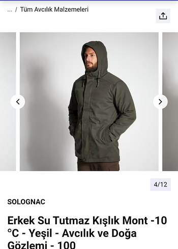 Solocnac avcı mont M.beden - Görsel 3