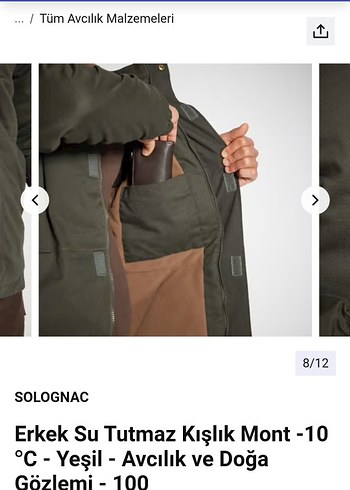 erkek mont S.beden - Görsel 6