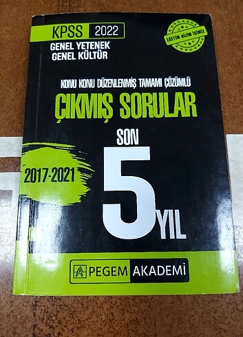Pegem Çıkmış Sorular 
