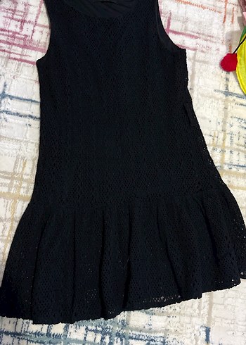 Siyah Kolsuz Triko Midi Elbise - Görsel 2