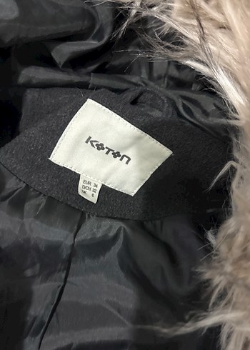 Siyah Kapüşonlu Uzun Kadın Mont - Görsel 3