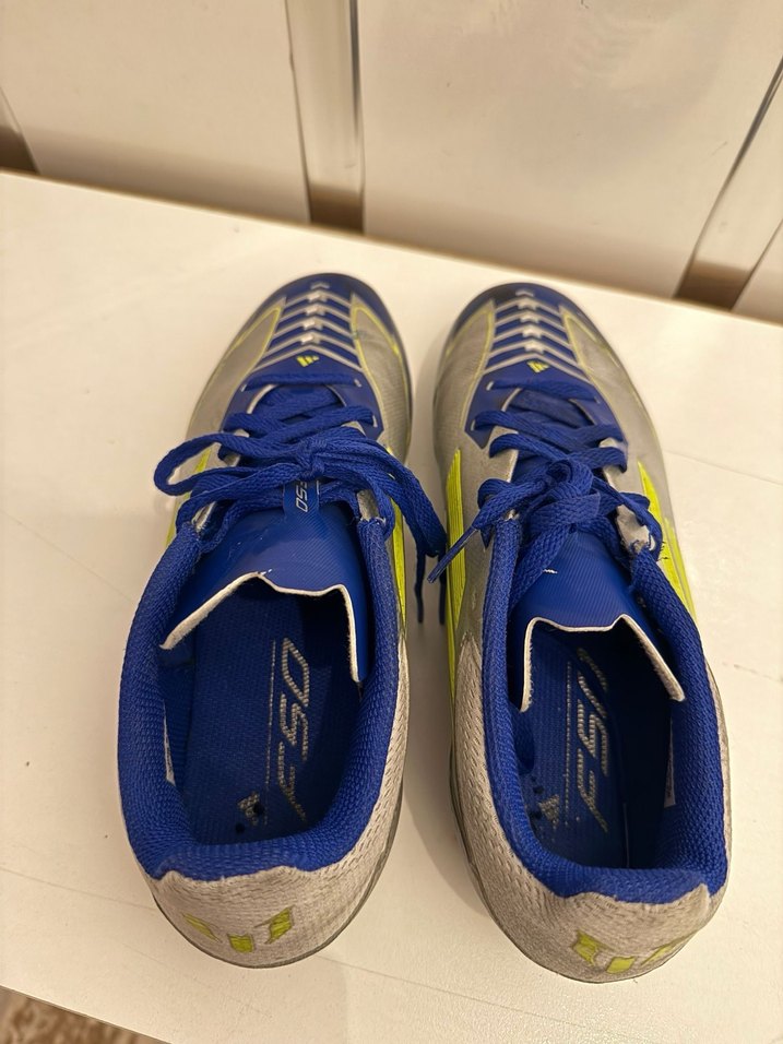 Mavi Erkek Futbol Ayakkabısı Velcro Detaylı - Görsel 4