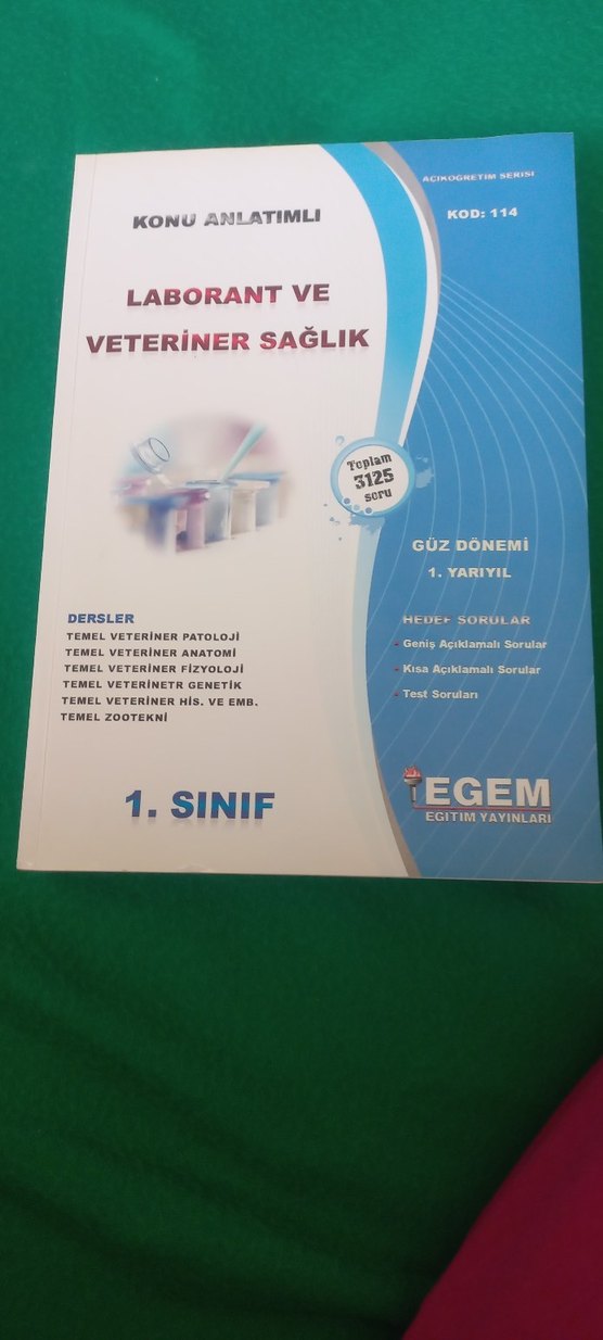 Laborant ve Veteriner Sağlık 1. Sınıf Konu Anlatımlı Kitap - Görsel 2